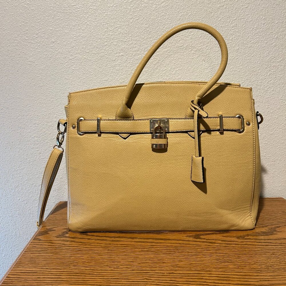 Dasein Pebbled Leather Bag